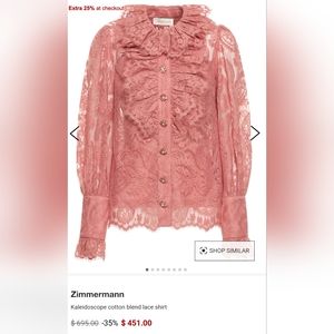 Zimmerman lace blouse